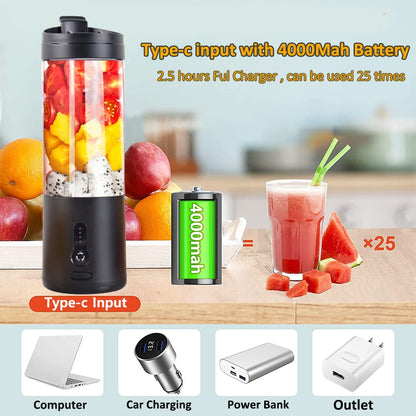 Mini Portable Electric Fruit Juicer