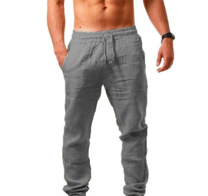 Breathable Cotton Linen Trousers