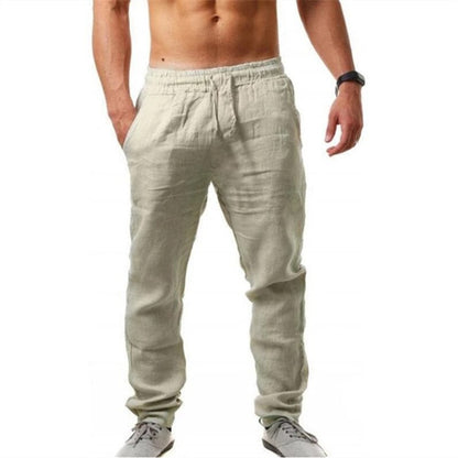 Breathable Cotton Linen Trousers