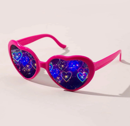 Heart-Shaped Effects Glasses